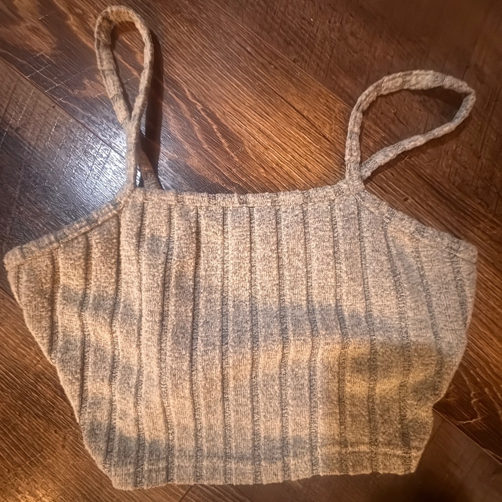 Tan Ribbed Skirt Set - Picture 4 of 8